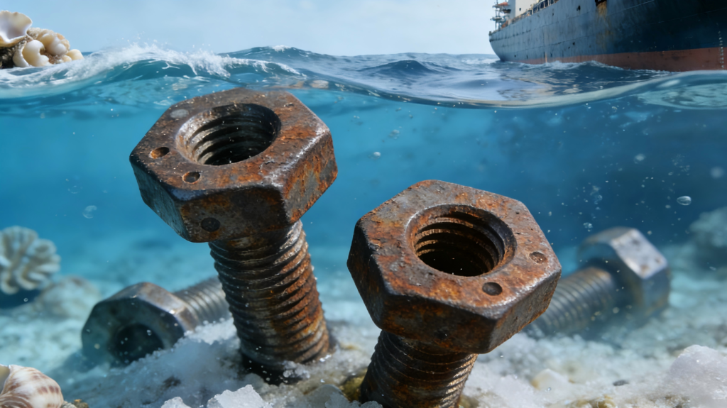 Why Marine Environments Destroy Fasteners Faster Than You Expect 1 marine fastener corrosion