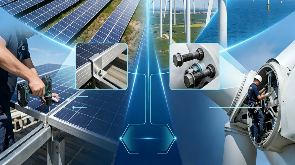 How Renewable Energy Is Changing Fastener Requirements 1 wind and sloar fasteners